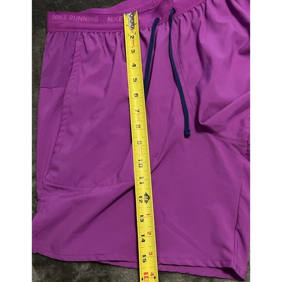 MEDIUM Nike Dri-Fit Stride 7” Brief Lined Shorts Vivid Purple DM4761-551 NWOT - Picture 5 of 8